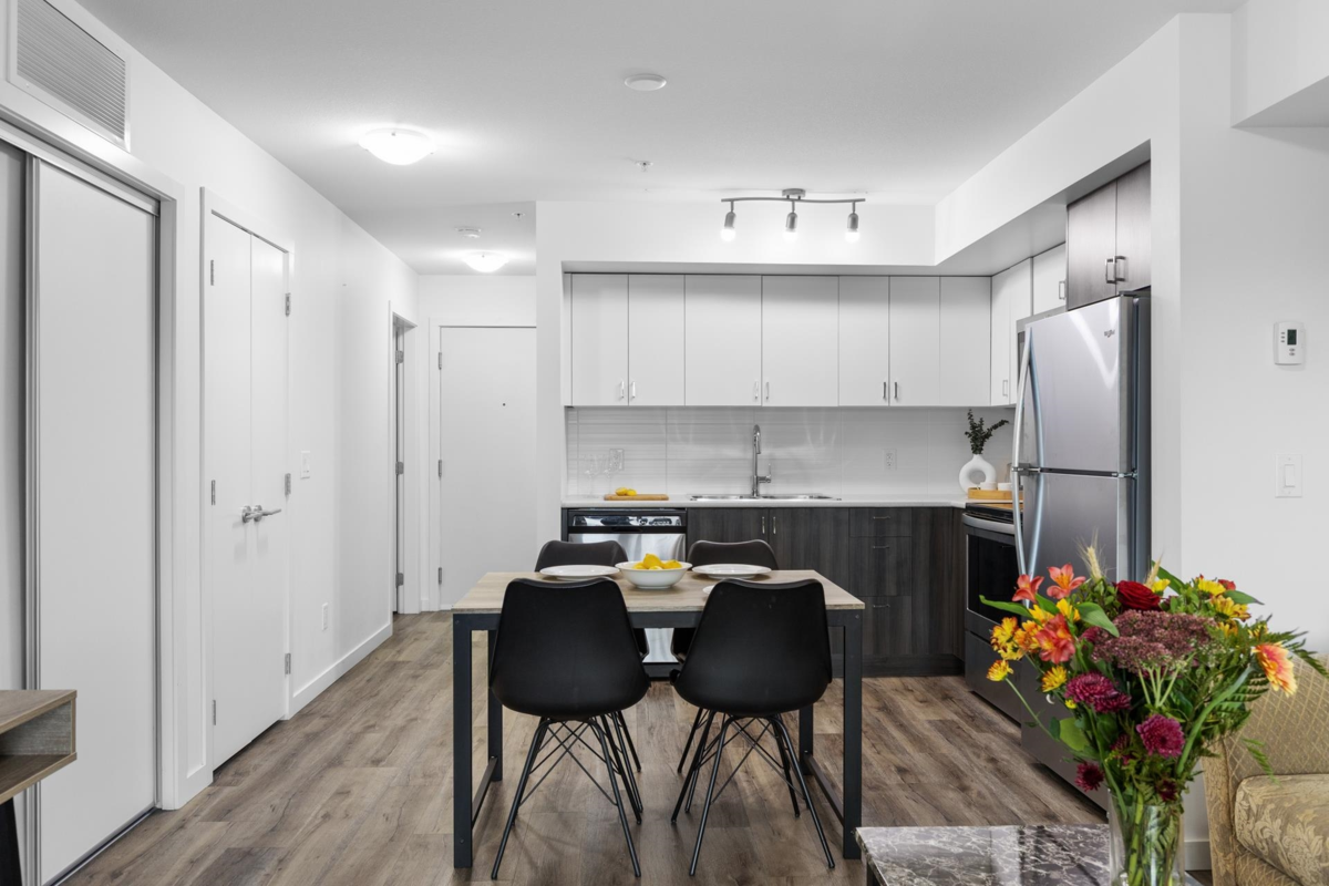 Kitchen Photo of 203 725 Academy Way, No City Value, BC