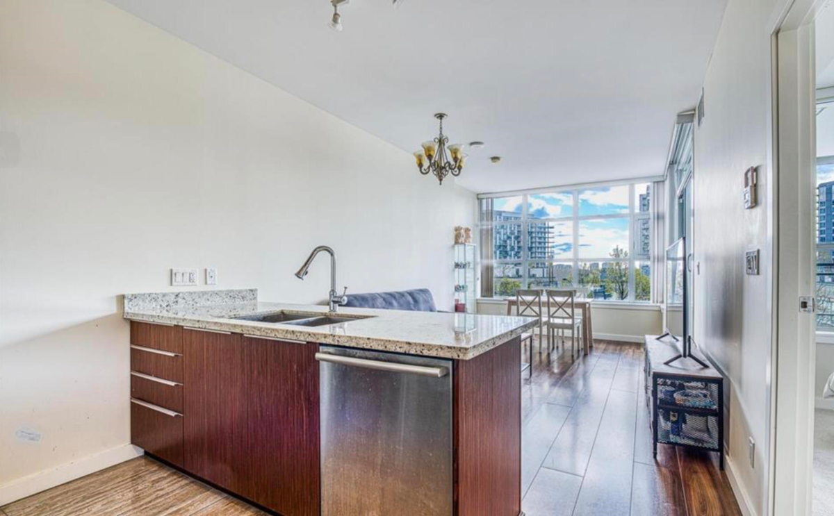 Living Room Photo of 305 8633 Capstan Way, Richmond, BC