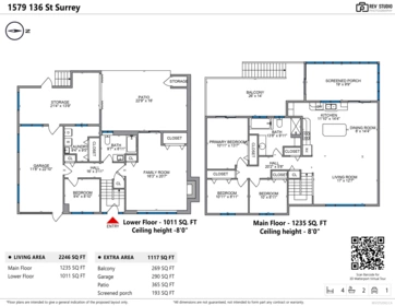 Front Yard Photo of 1579 136 Street, Surrey, BC