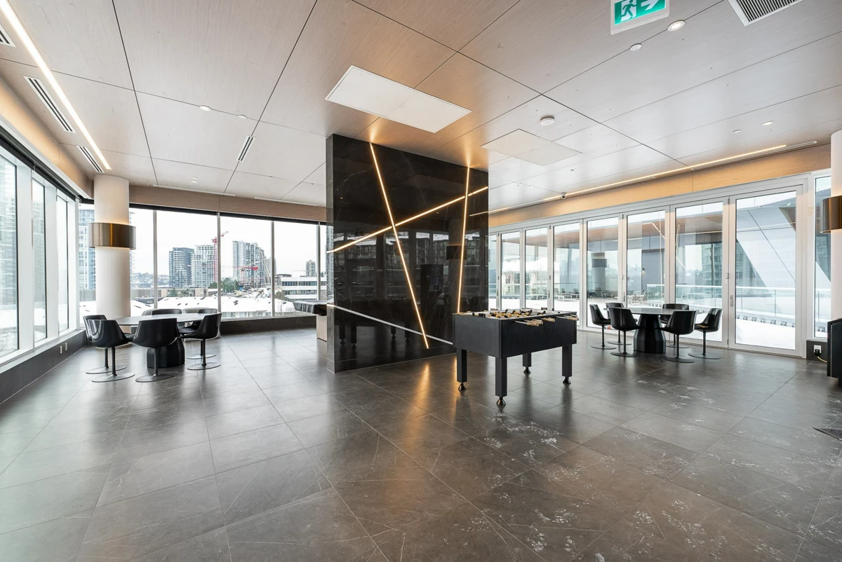 Aerial View of 306 4730 Lougheed Highway, Burnaby, BC