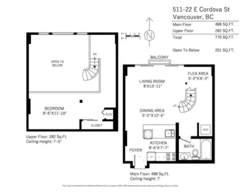 Garage Interior Photo of 511 22 E Cordova Street, Vancouver, BC