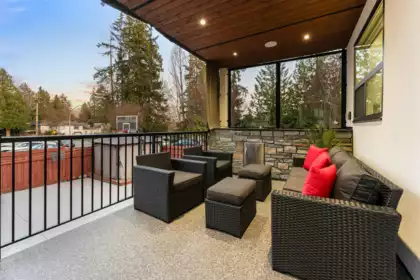 Aerial View of 6710 137a Street, Surrey, BC