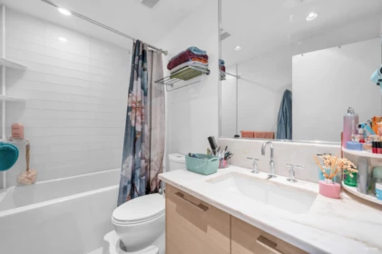 Powder Room Photo of 1807 1188 Pinetree Way, Coquitlam, BC