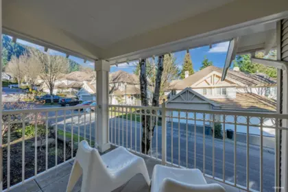 Aerial View of 23 3405 Plateau Boulevard, Coquitlam, BC