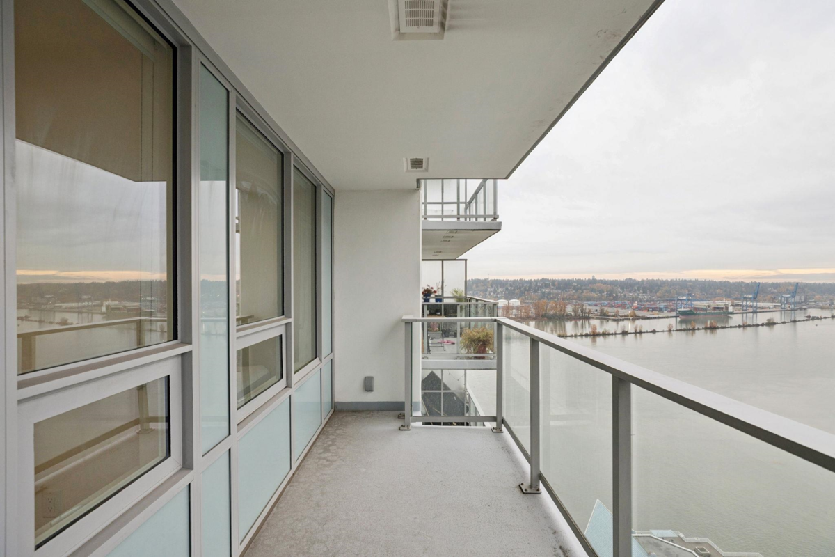 Outdoor Patio Photo of 2607 908 Quayside Drive, New Westminster, BC