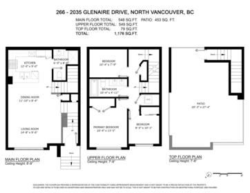 266 2035 Glenaire Drive, North Vancouver, BC, North Vancouver — Townhouse for sale