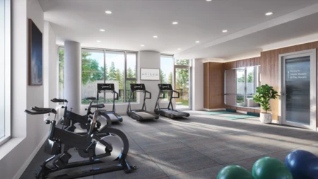 Basement Recreation Room Photo of 1304 5685 Halley Avenue, Burnaby, BC