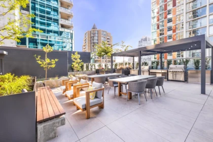 Outdoor Patio Photo of 3103 1335 Howe Street, Vancouver, BC
