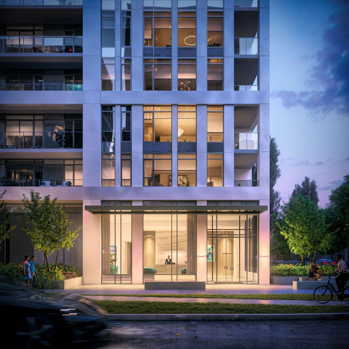 Exterior Front Photo of 707 6468 Willingdon Avenue, Burnaby, BC