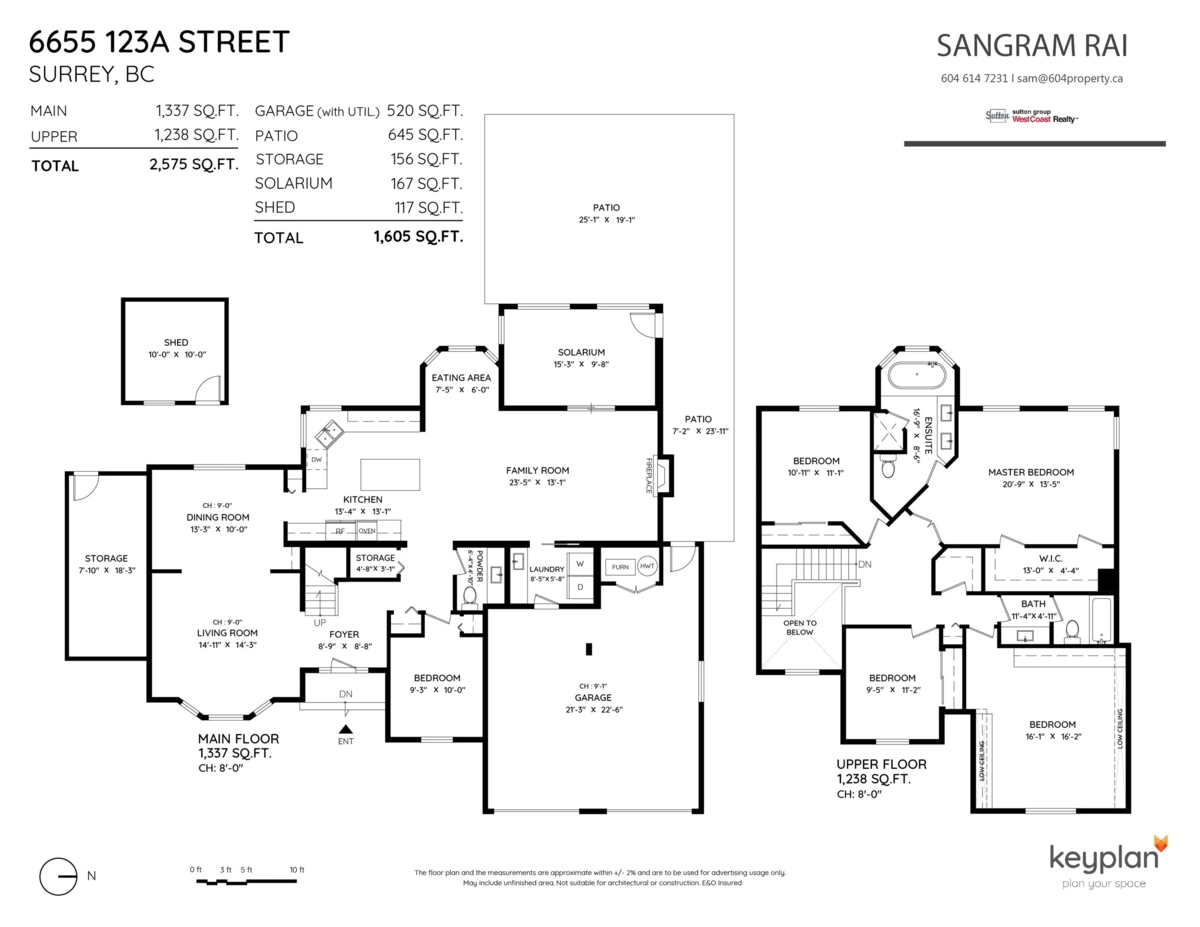 Street View Photo of 6655 123a Street, Surrey, BC