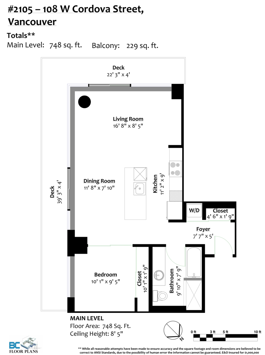 Hallway Photo of 2105 108 W Cordova Street, Vancouver, BC