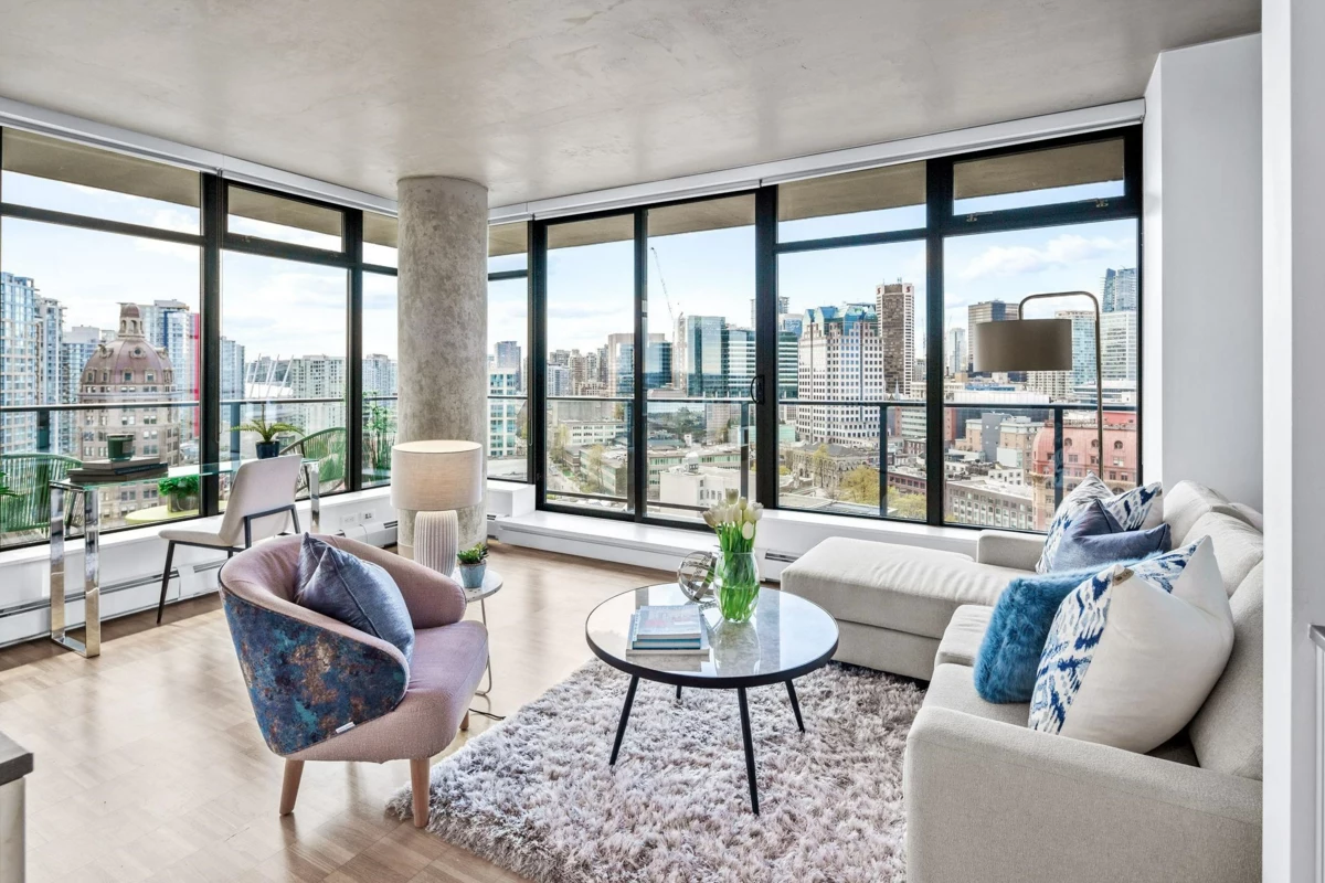 Living Room Photo of 2105 108 W Cordova Street, Vancouver, BC