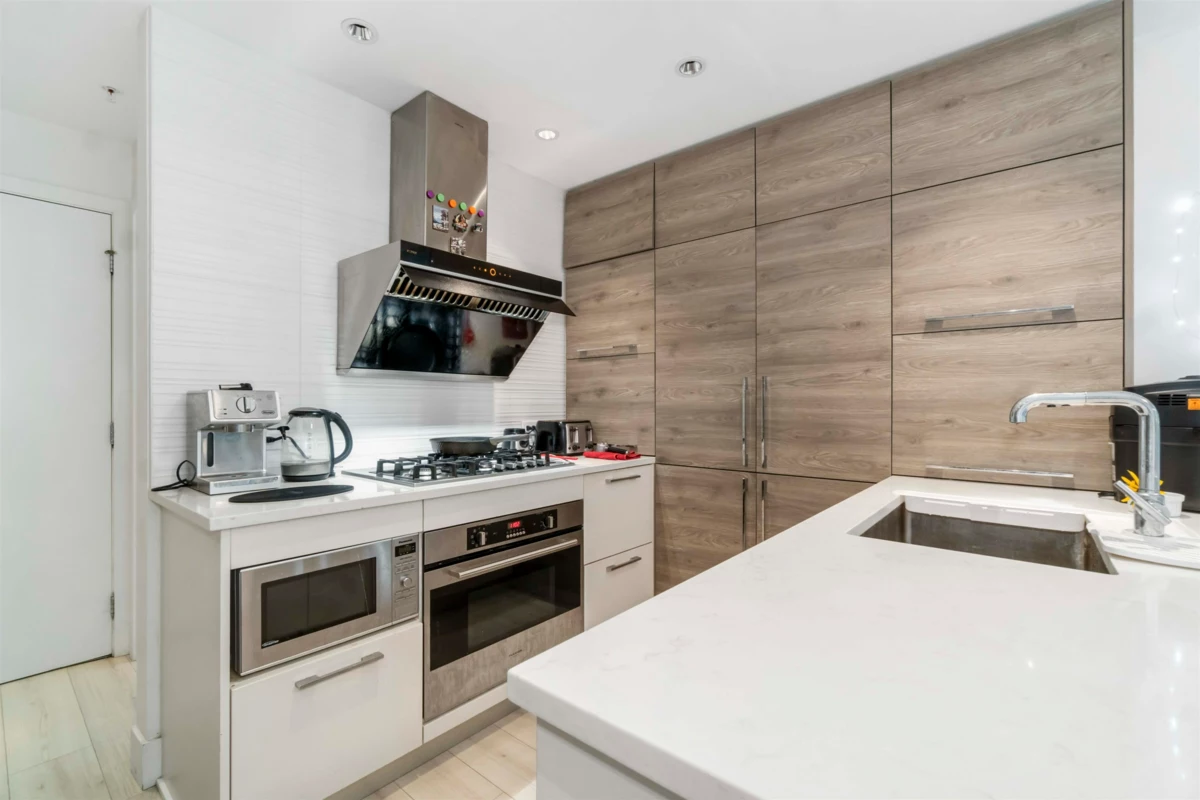 Aerial View of 402 7388 Kingsway, Burnaby, BC