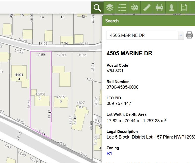 Breakfast Nook Photo of 4505 Marine Drive, Burnaby, BC