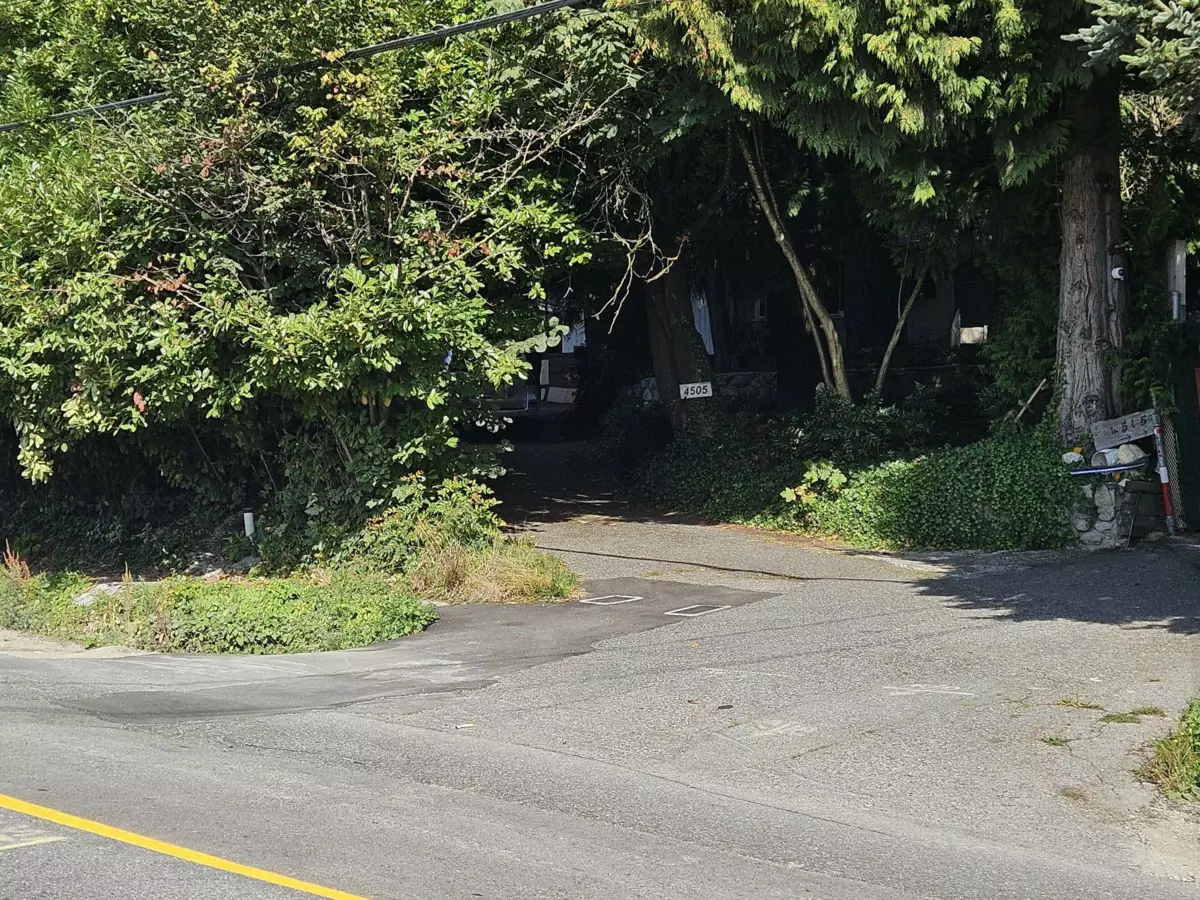Exterior Rear Photo of 4505 Marine Drive, Burnaby, BC
