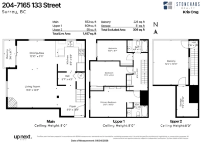 Entry Foyer Photo of 204 7165 133 Street, Surrey, BC