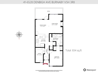 Basement Recreation Room Photo of 41 6528 Denbigh Avenue, Burnaby, BC
