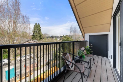 Aerial View of 1 1582 E 2nd Avenue, Vancouver, BC