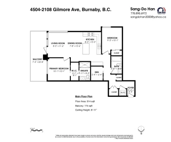 Bedroom 2 Photo of 4504 2108 Gilmore Avenue, Burnaby, BC
