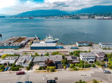 Aerial View of 2385 Wall Street, Vancouver, BC