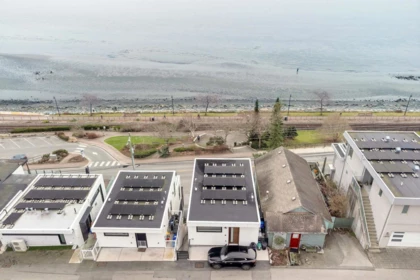 Aerial View of 15377 Marine Drive, White Rock, BC