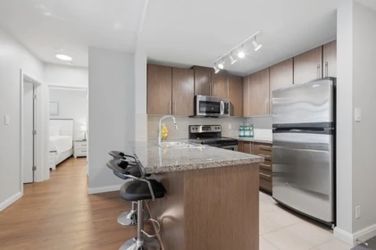Kitchen Island Photo of 1803 898 Carnarvon Street, New Westminster, BC