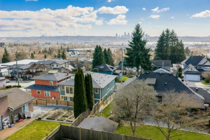 Aerial View of 1120 Hachey Avenue, Coquitlam, BC