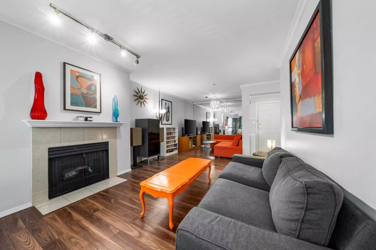 Living Room Photo of 306 3400 SE Marine Drive, Vancouver, BC