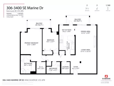 Outdoor Patio Photo of 306 3400 SE Marine Drive, Vancouver, BC
