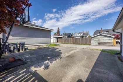 Aerial View of 1115 Dublin Street, New Westminster, BC