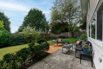 Aerial View of 509 Granada Crescent, North Vancouver, BC