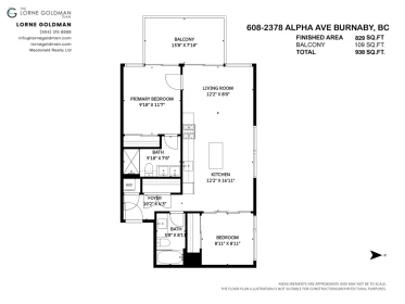 Staircase Photo of 608 2378 Alpha Avenue, Burnaby, BC