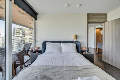 Primary Bedroom Photo of 1207 1768 Cook Street, Vancouver, BC