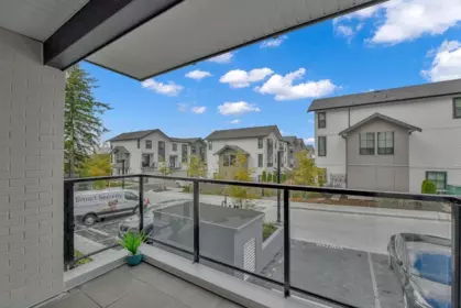 Outdoor Deck Photo of #109 2425 166 Street, Surrey, BC