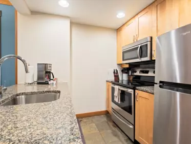 Kitchen Photo of 215C 2036 London Lane, Whistler, BC