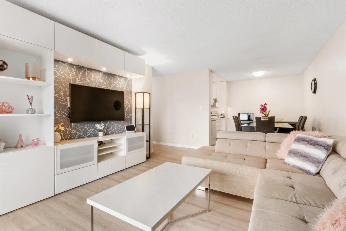 Living Room Photo of 324 4373 Halifax Street, Burnaby, BC