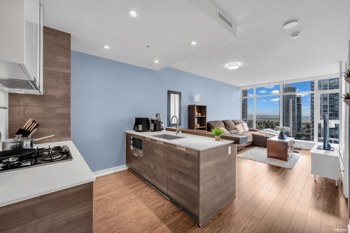 Living Room Photo of 2910 4688 Kingsway, Burnaby, BC