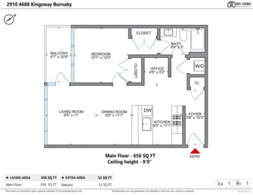 2910 4688 Kingsway, Burnaby, BC, Burnaby — Apartment/Condo for sale