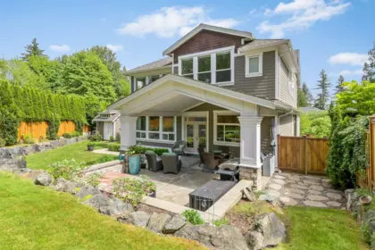 Aerial View of 4745 204a Street, Langley, BC