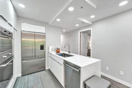 Kitchen Island Photo of B110 1331 Homer Street, Vancouver, BC