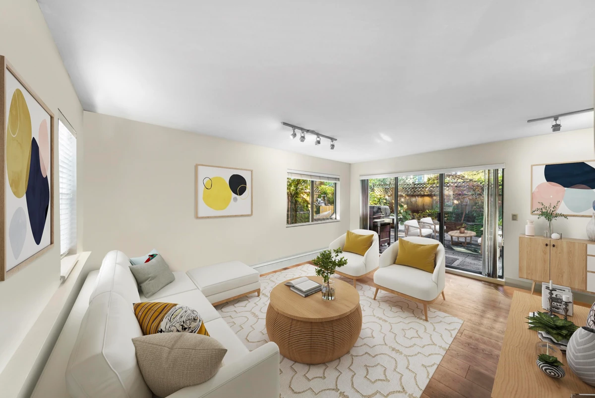 Family Room Photo of 101 2935 Spruce Street, Vancouver, BC