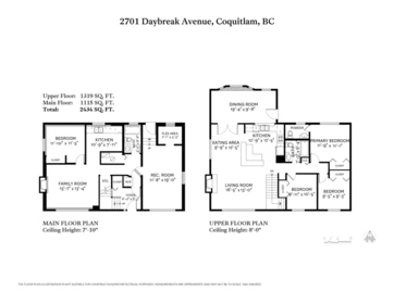 2701 Daybreak Avenue, Coquitlam, BC, Coquitlam — Single Family Residence for sale