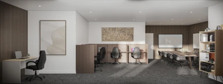 Basement Recreation Room Photo of 103 1051 James Avenue, Coquitlam, BC