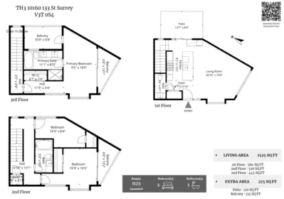 Outdoor Patio Photo of 3 10160 133 Street, Surrey, BC