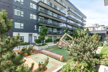 Aerial View of 3608 537 Cottonwood Avenue, Coquitlam, BC