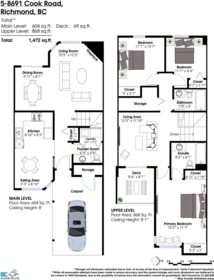5 8691 Cook Road, Richmond, BC, Richmond — Townhouse for sale