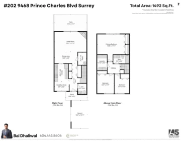 Hallway Photo of 202 9468 Prince Charles Boulevard, Surrey, BC