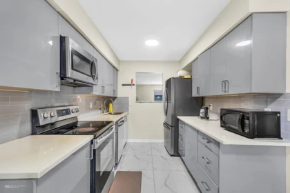 Kitchen Photo of 202 9468 Prince Charles Boulevard, Surrey, BC