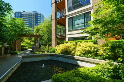 Backyard Photo of 107 5981 Gray Avenue, Vancouver, BC