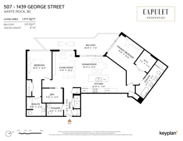 Garage Interior Photo of 507 1439 George Street, White Rock, BC
